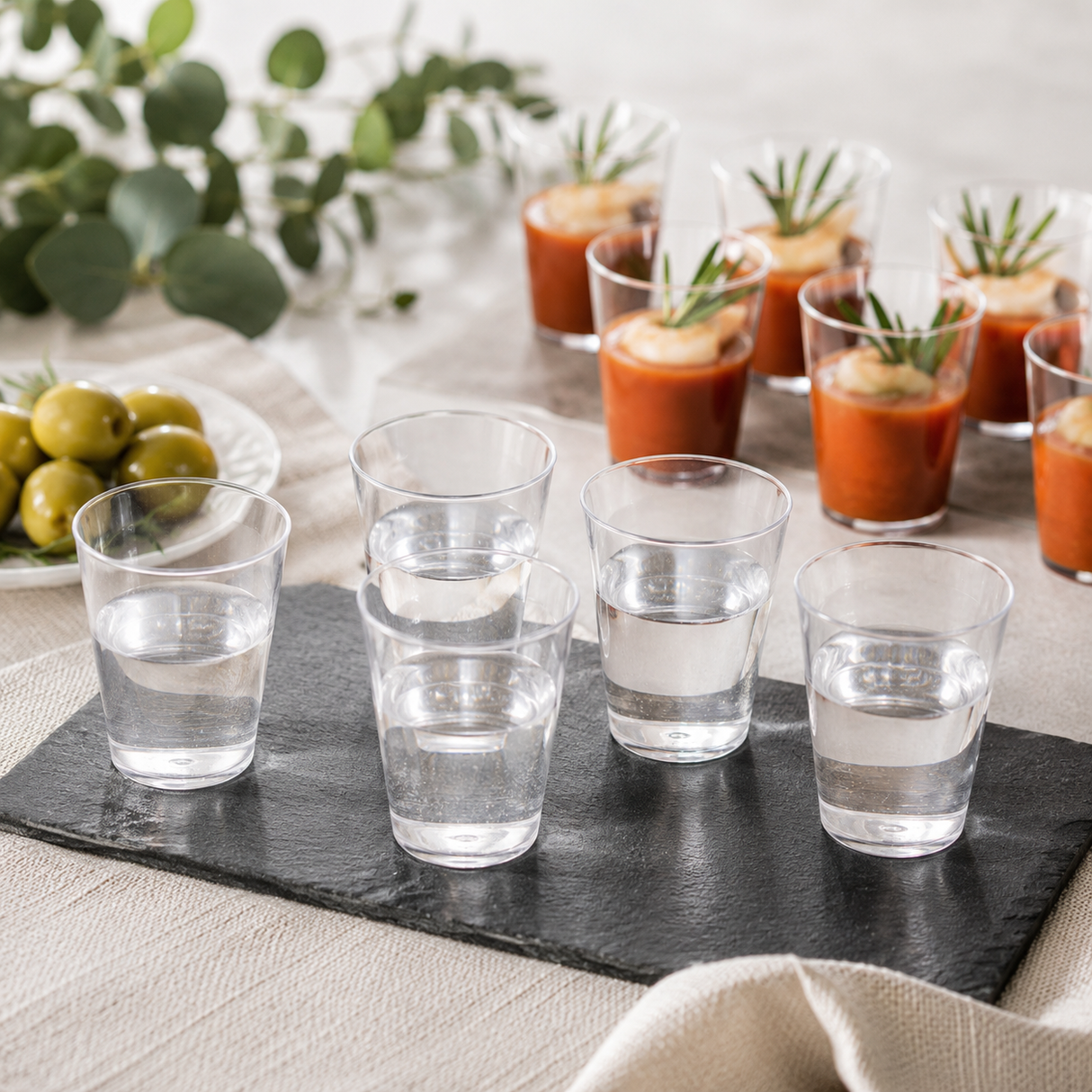 Kieliszki plastikowe do wódki 40ml 50szt.