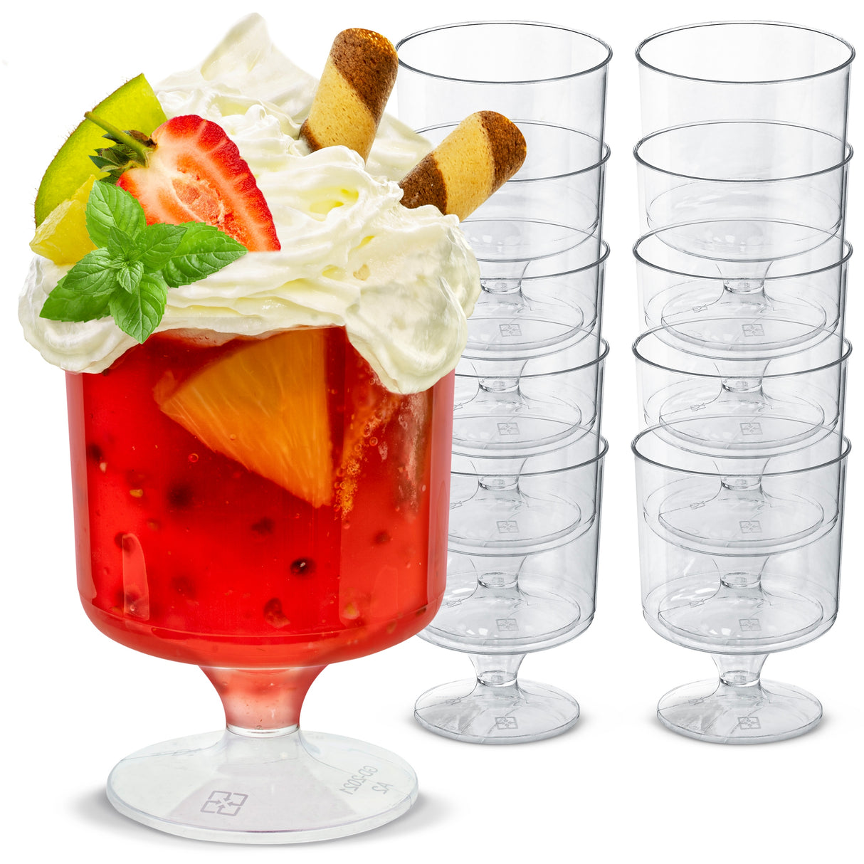 Kieliszki pucharki do deserów 150ml 10szt.