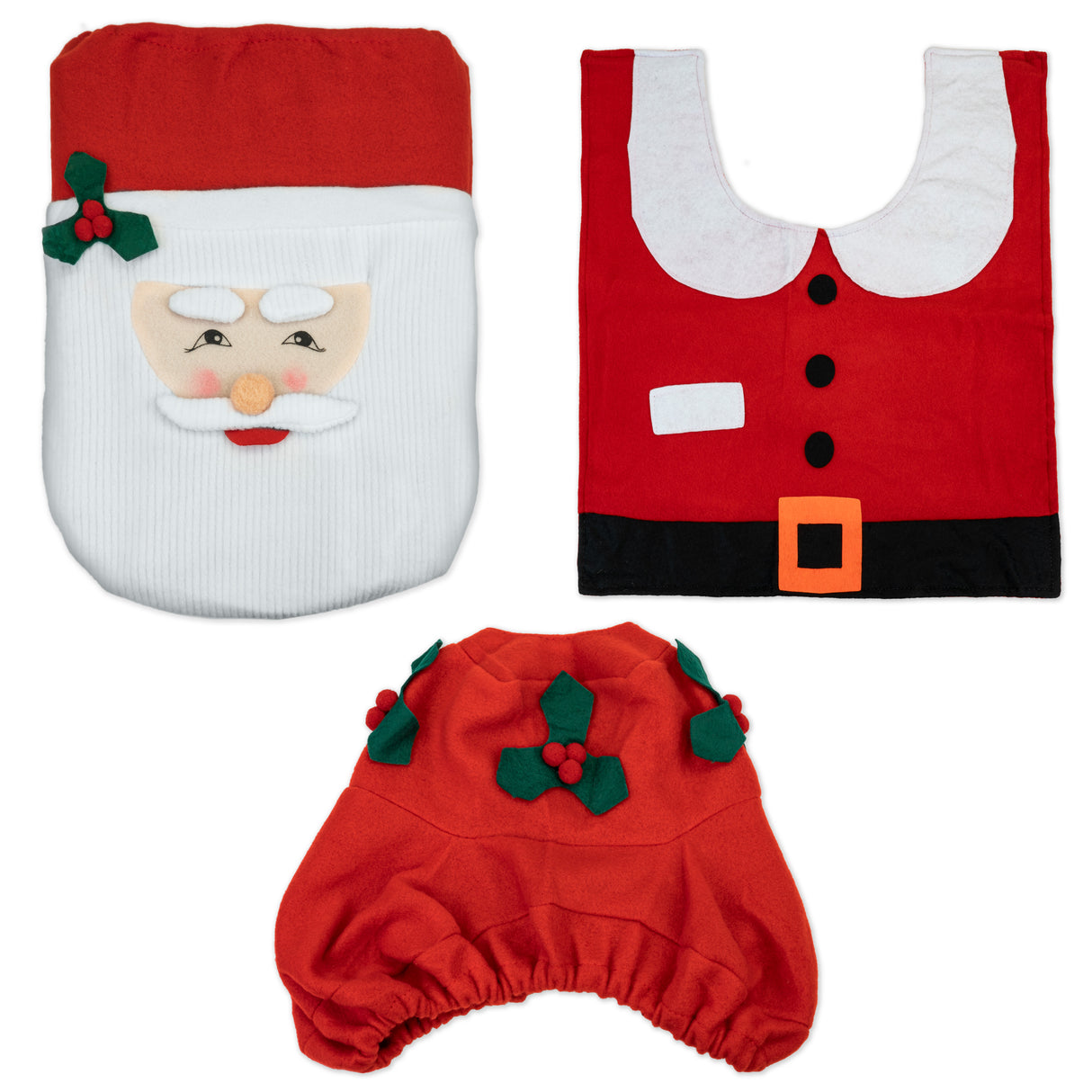 Świąteczny zestaw łazienkowy 3 w 1 Mikołaj