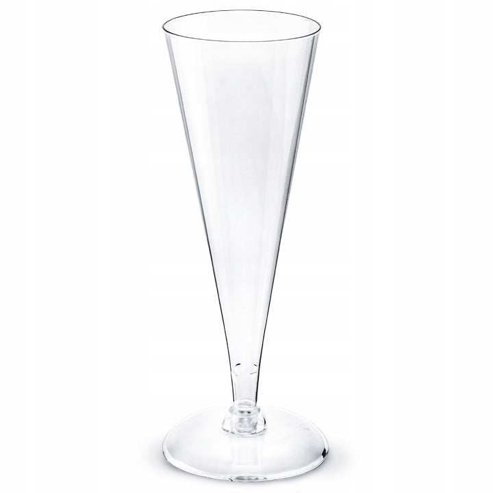 Kieliszki plastikowe do Szampana 120ml 10szt.