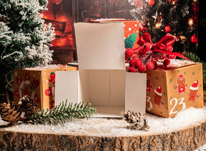 Kolorowy kalendarz adwentowy pudełeczka DIY