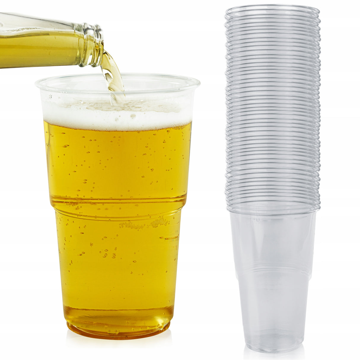 Kubki do piwa plastikowe Kufle 500ml 50szt.