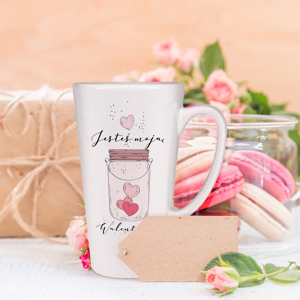 Kubek Latte Walentynki - JESTEŚ MOJĄ WALENTYNKĄ