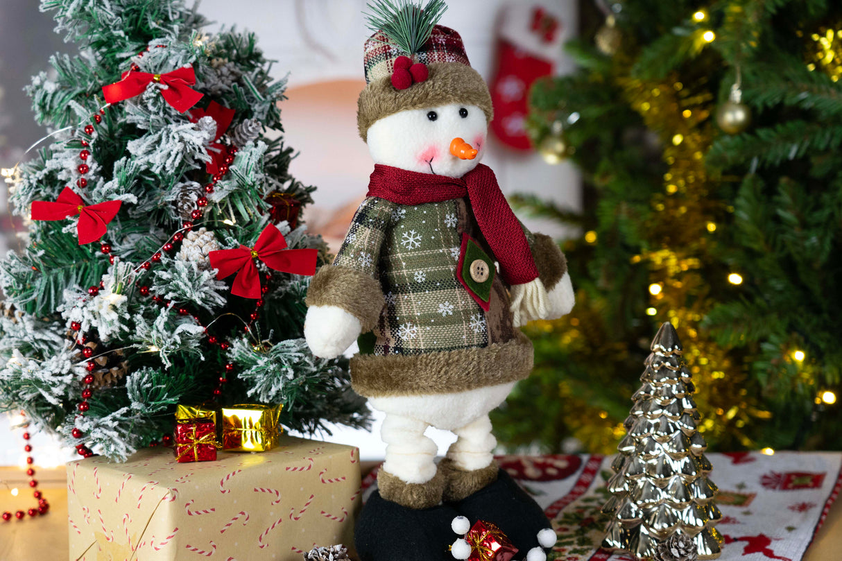 Dekoracyjna figurka Świąteczny bałwan regulowana