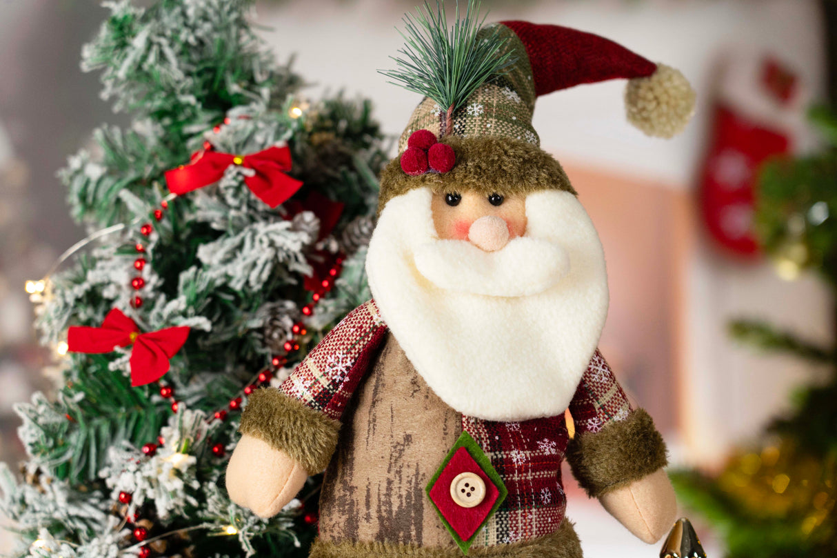 Dekoracyjna figurka Święty Mikołaj regulowana