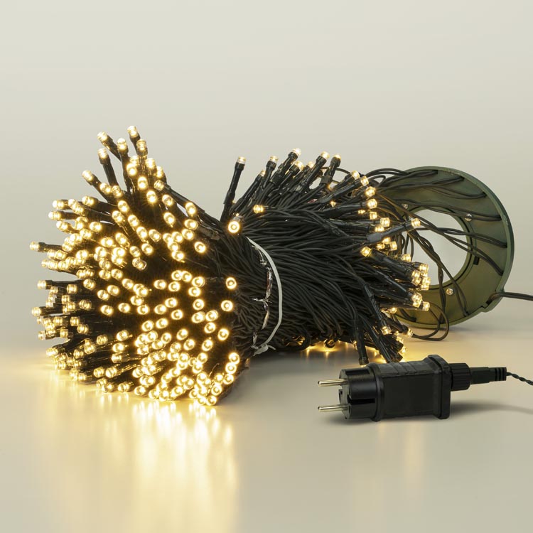 Kurtyna świetlna na choinkę LED z pierścieniem 3m