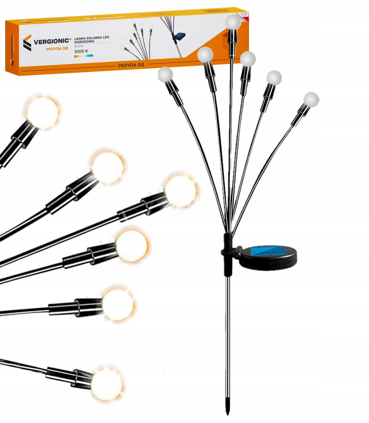 Lampa solarna Ogrodowe Kulki