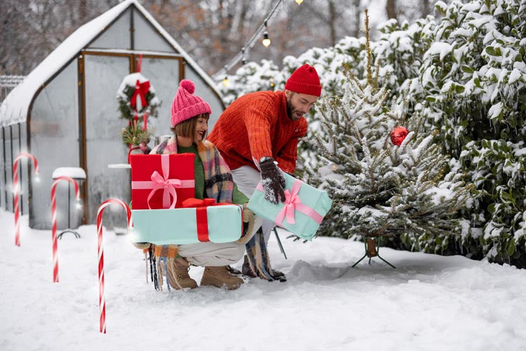 Laski cukrowe LED solarne do ogrodu