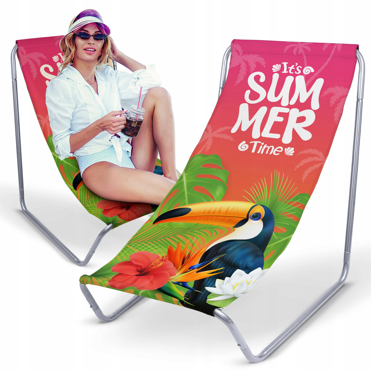 Leżak Plażowy Metalowy SUMMER
