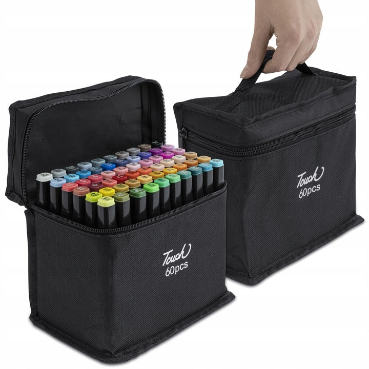 Flamastry markery zestaw 60szt.