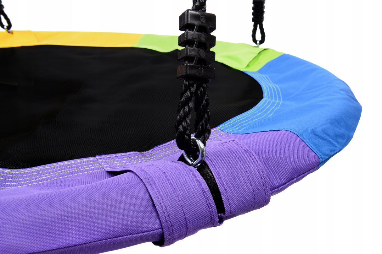 Huśtawka Ogrodowa dla Dzieci Kolorowa Bocianie Gniazdo