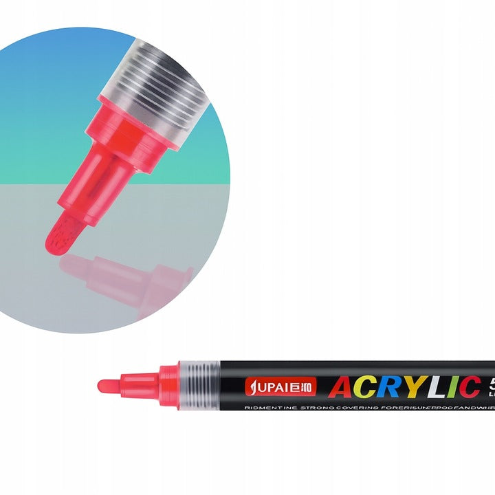 Wodoodporne markery akrylowe 24 kolory