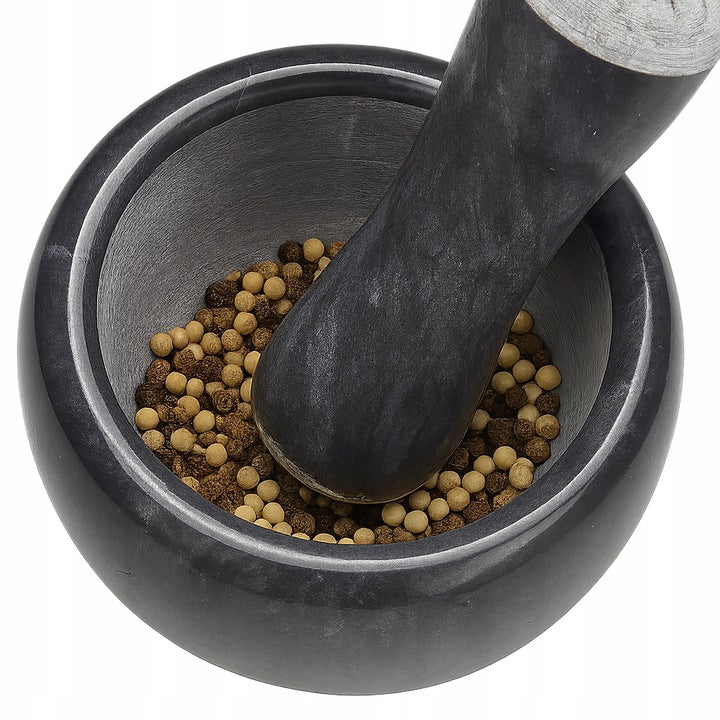 Marmurowy moździerz kuchenny z tłuczkiem