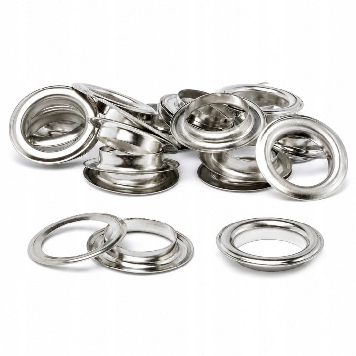 Metalowe oczka kaletnicze 16 mm z podkładkami 10szt.