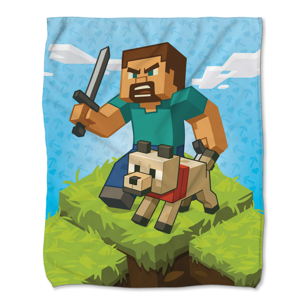 Ręcznik z Mikrofibry Dzięciecy 60x75 MINECRAFT