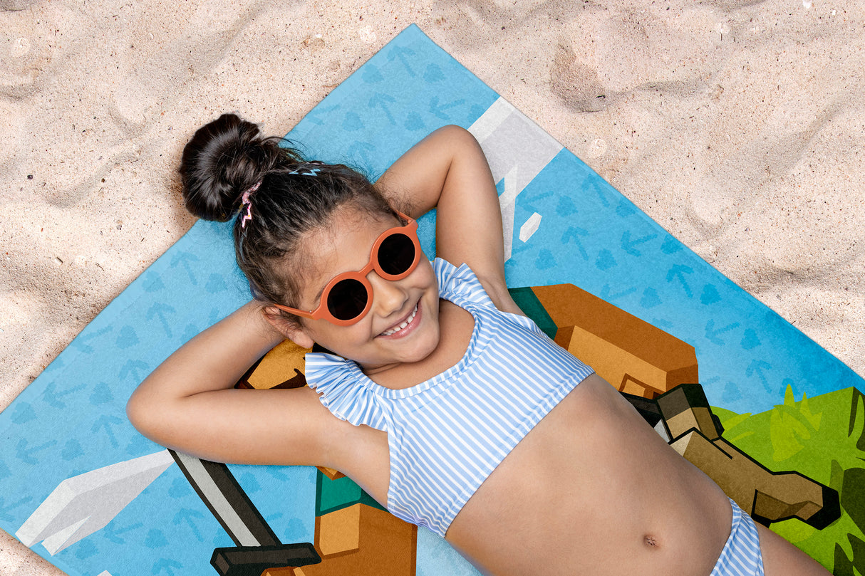 Ręcznik z Mikrofibry Dzięciecy 60x75 MINECRAFT