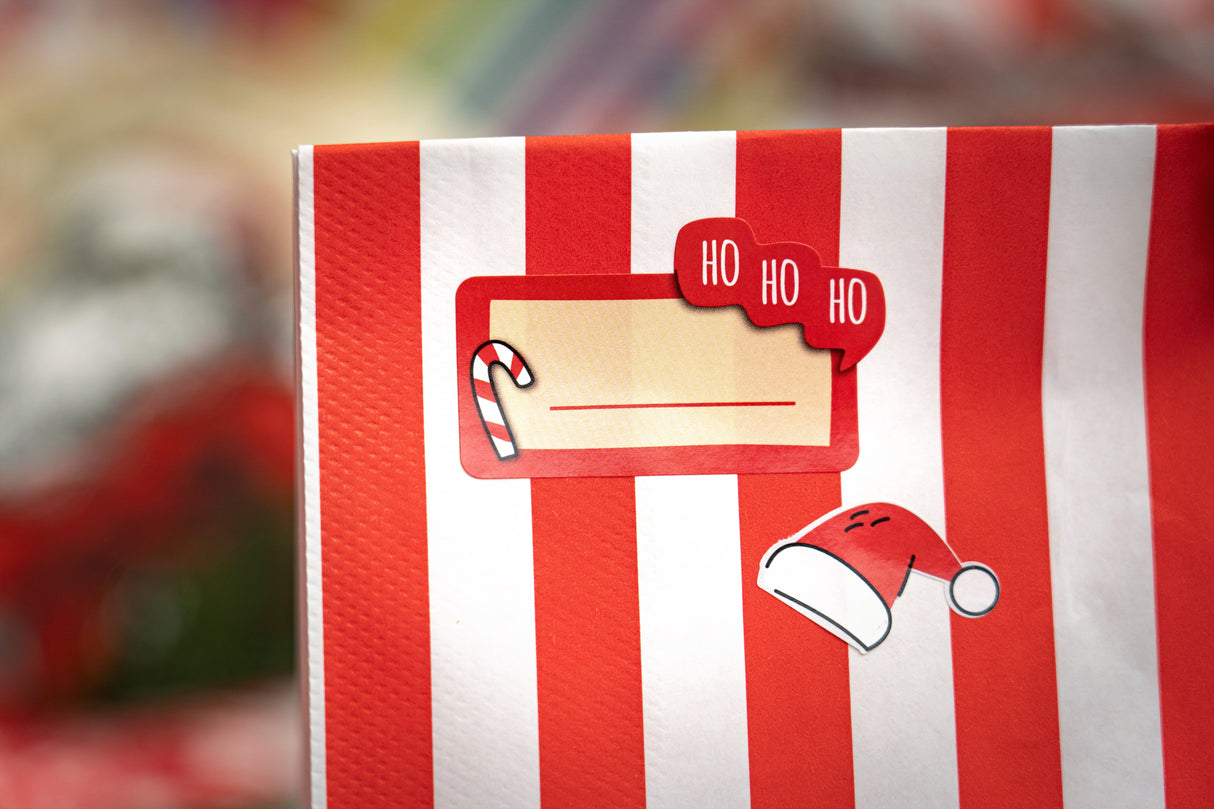 Naklejki świąteczne ozdobne Mikołaj