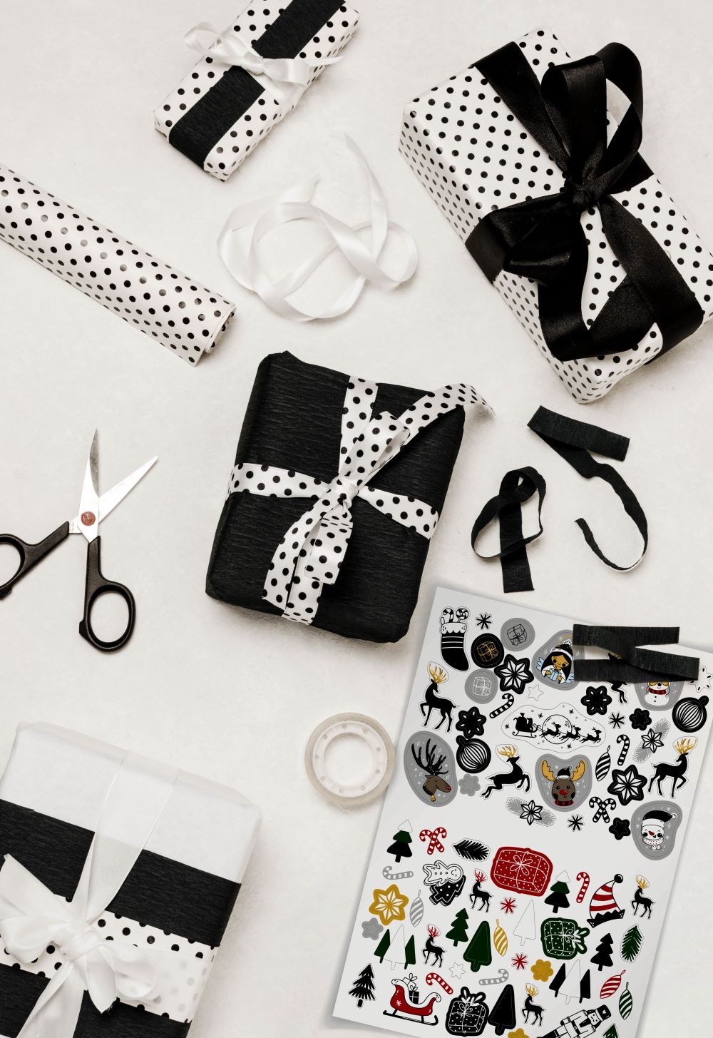 Naklejki świąteczne ozdobne Bałwan