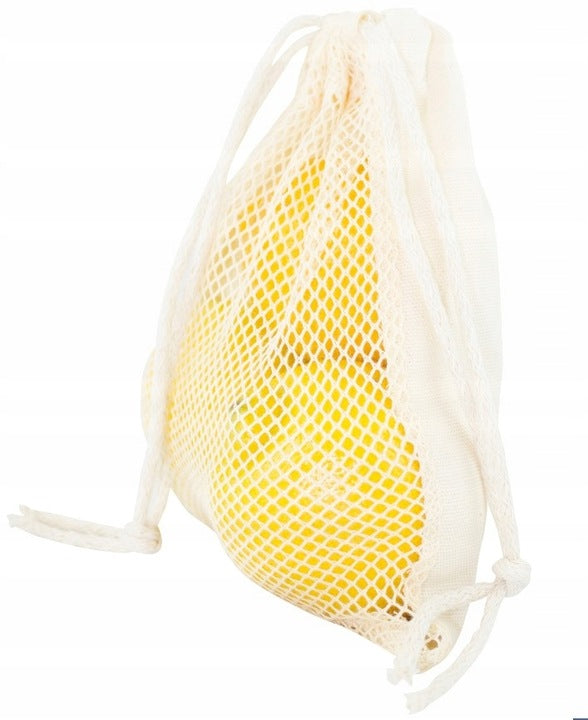Worek z siatki bawełnianej 150x200mm Ecru