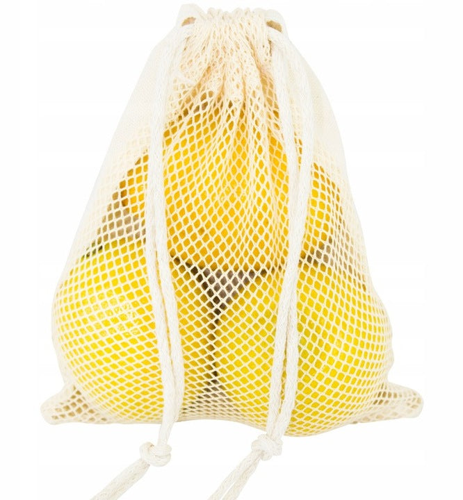 Worek z siatki bawełnianej 150x200mm Ecru