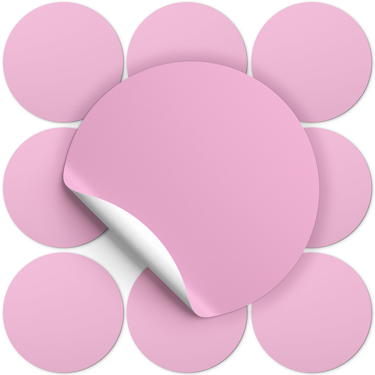 Naklejki RÓŻOWE 10szt.