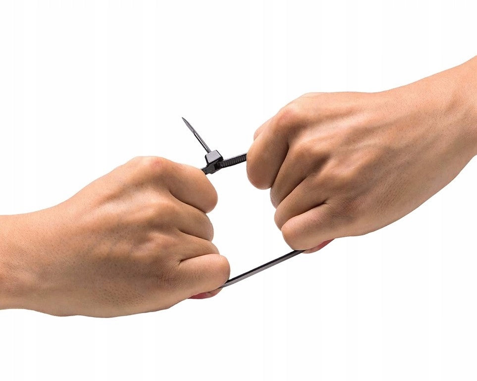 OPASKI KABLOWE ZACISKOWE CZARNE 2,5X200mm 100szt.