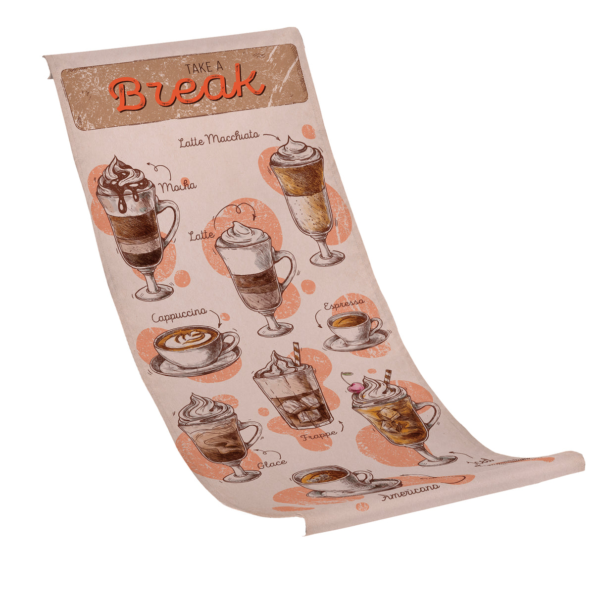 Płachta na Leżak COFFEE BREAK