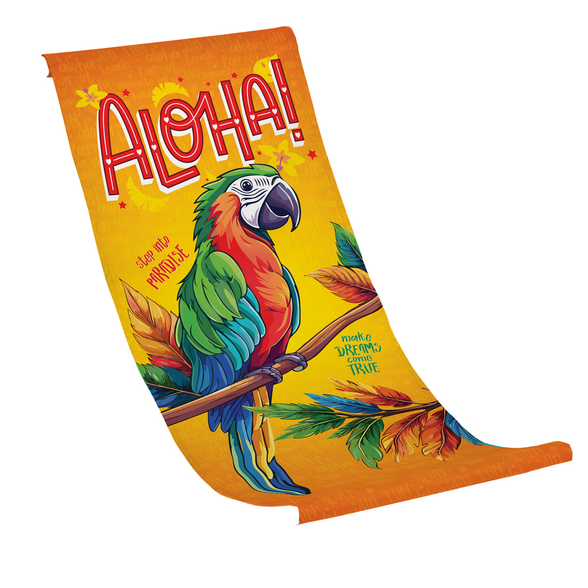 Płachta na Leżak ALOHA PAPUGA