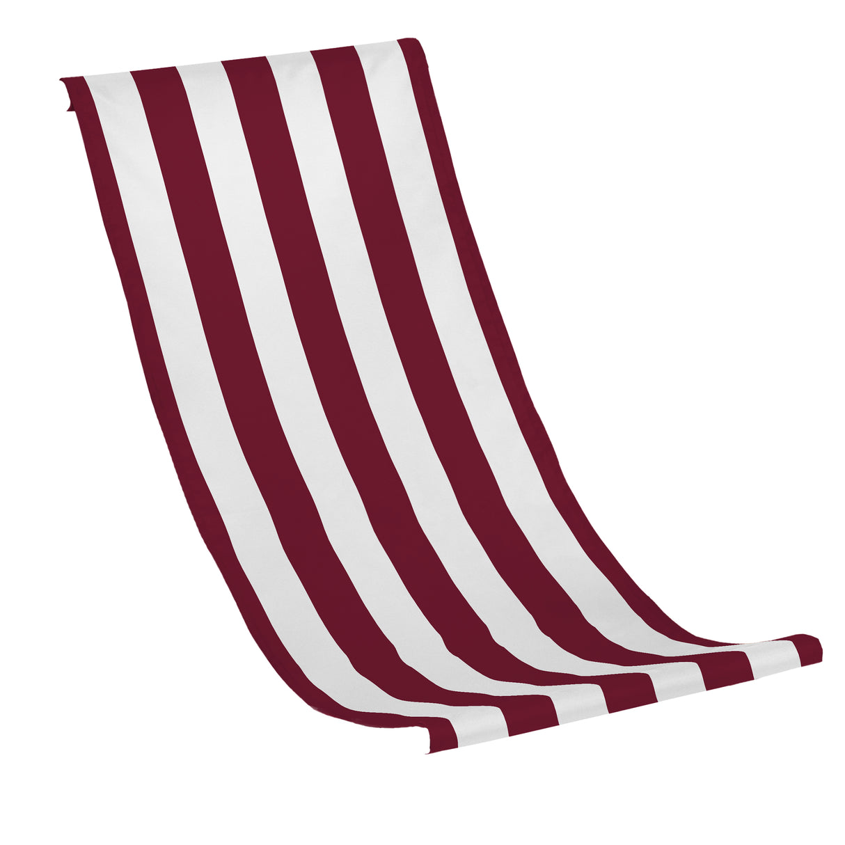Płachta na Leżak Paski Bordowe