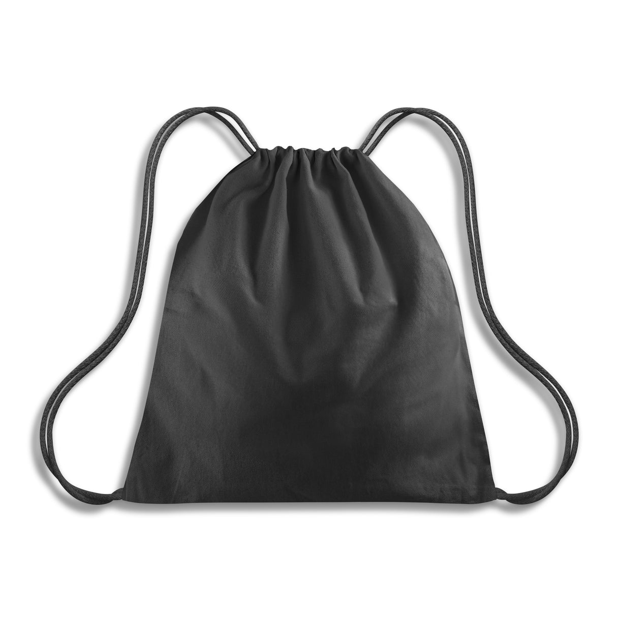 Plecak worek bawełniany Czarny 340x400mm