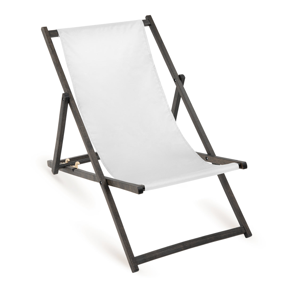 Leżak drewniany - RÓŻNE KOLORY - Czarny Stelaż Biały