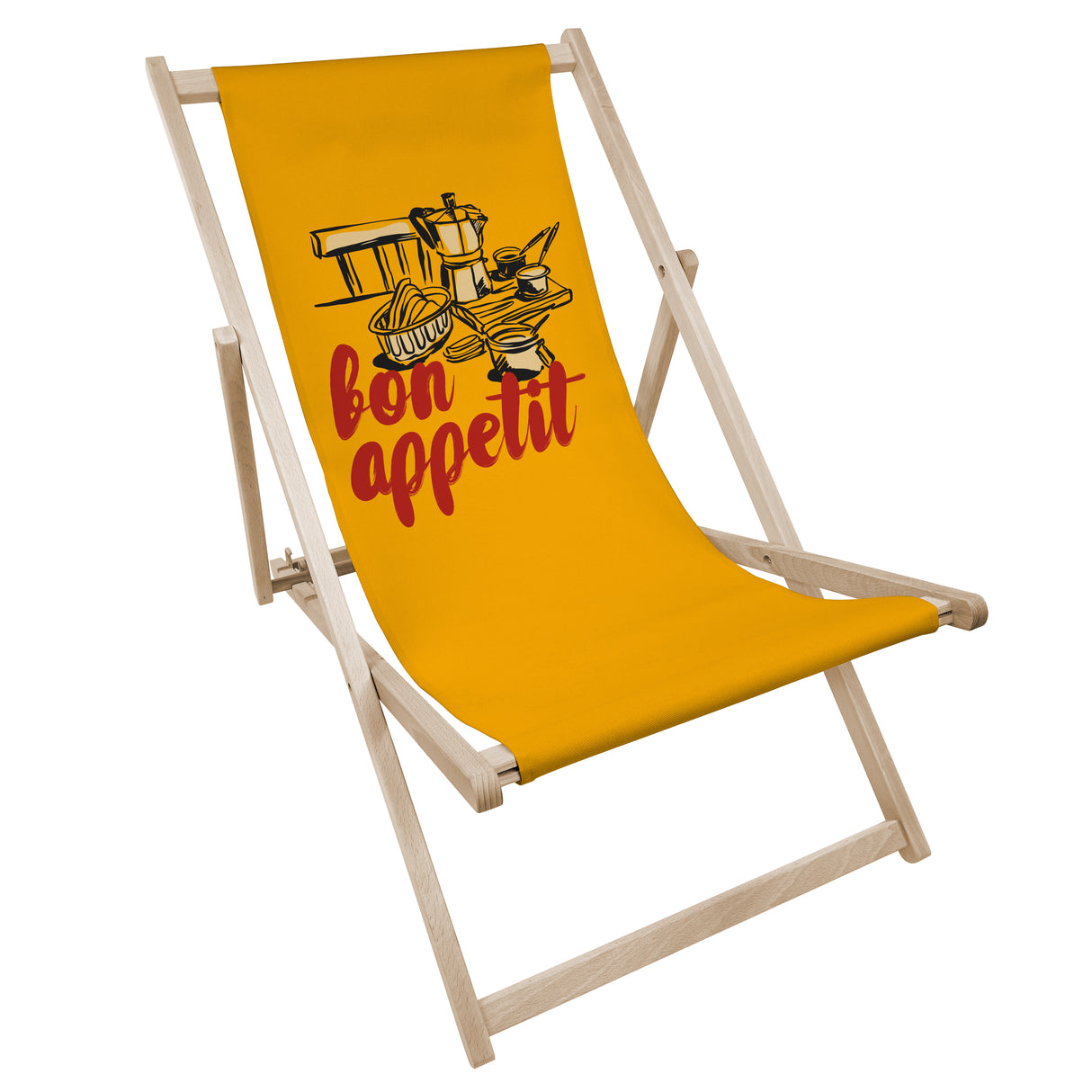 Leżak drewniany BON APPETIT