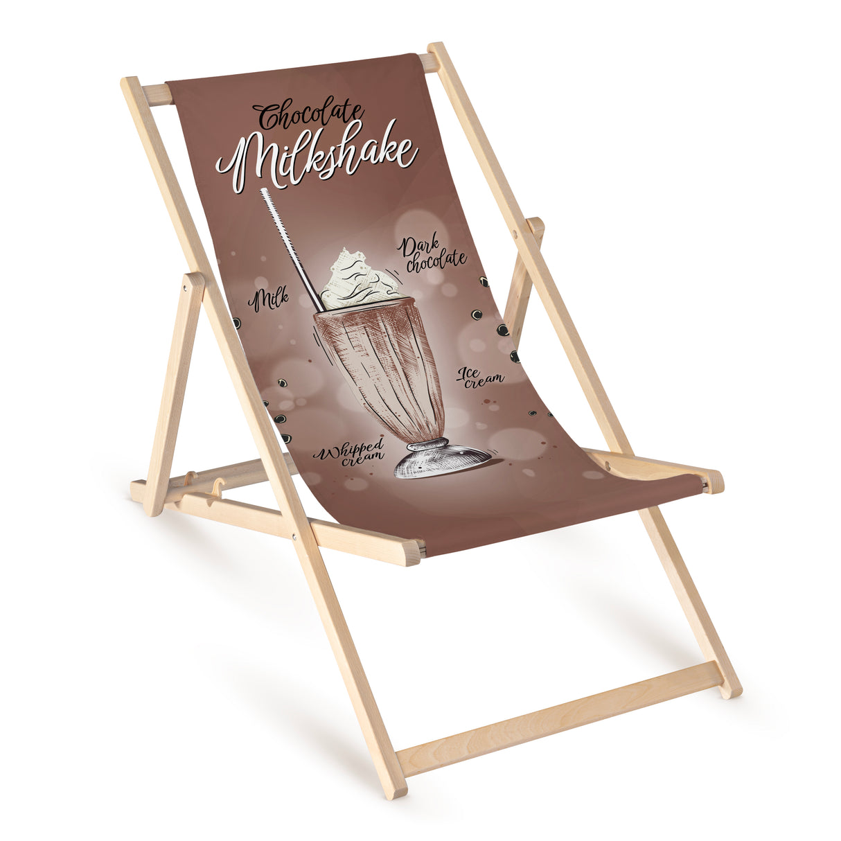 Leżak drewniany CHOCOLATE MILKSHAKE