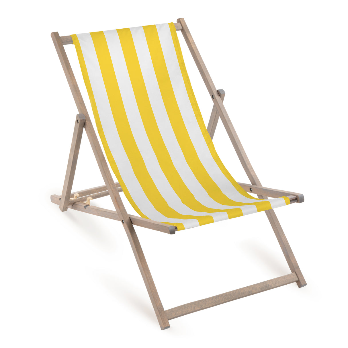 Leżak drewniany PASY - Szary Stelaż