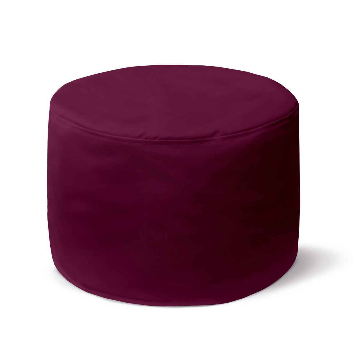 Pufa Okrągła Podnóżek RÓŻNE KOLORY Burgundowy