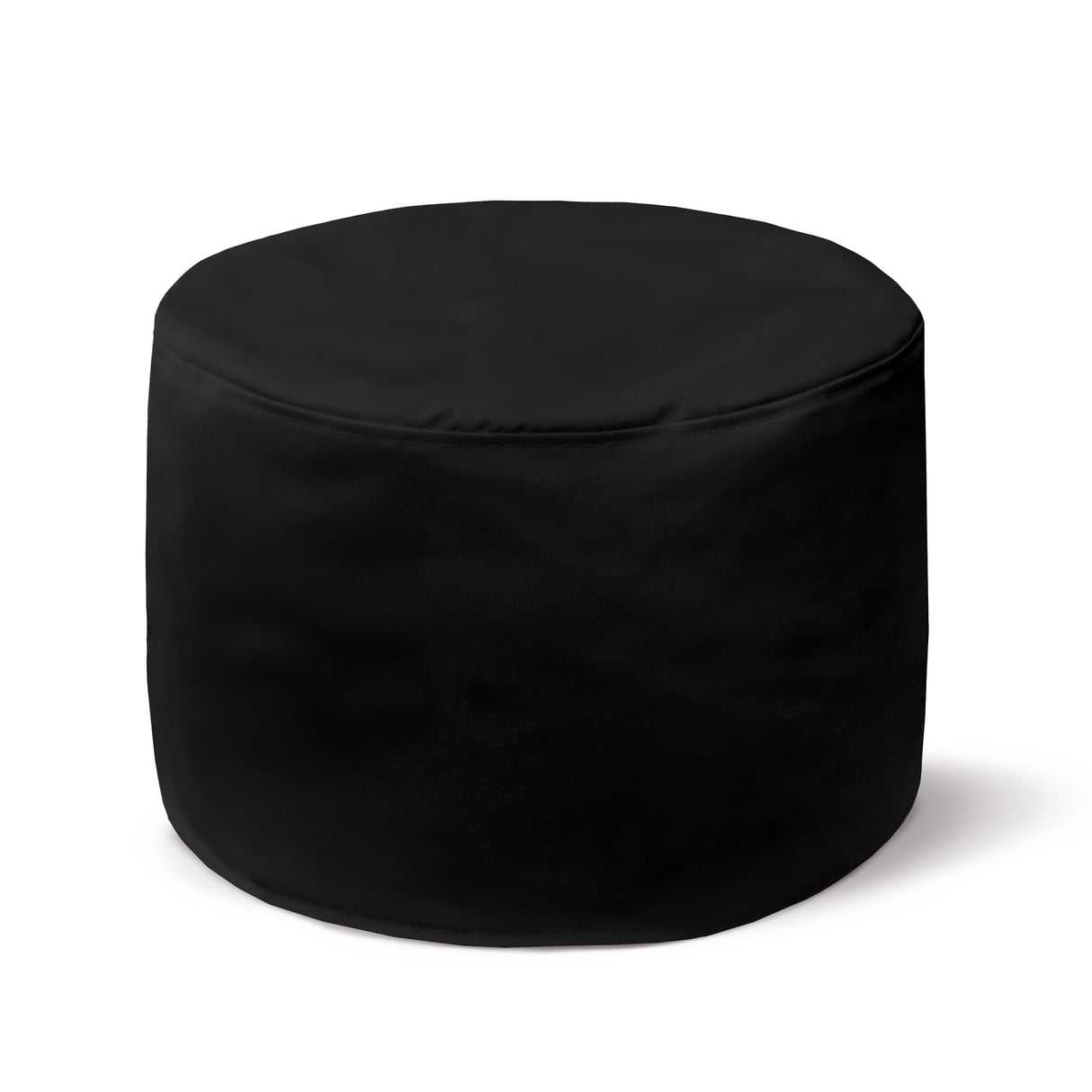 Pufa Okrągła Podnóżek RÓŻNE KOLORY Czarny