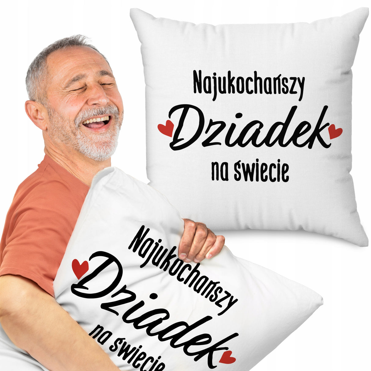 Poduszka na dzień Dziadka - Najukochańszy Dziadek Prezent na Dzień Dziadka