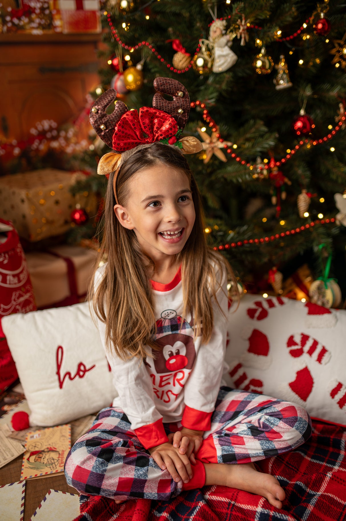 Świąteczna poduszka dekoracyjna Ho ho ho