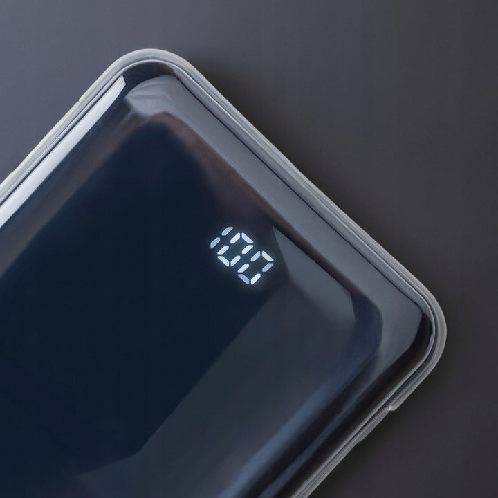 PowerBank 20000mAh 2,1A + Latarka LED 2x USB micro+C