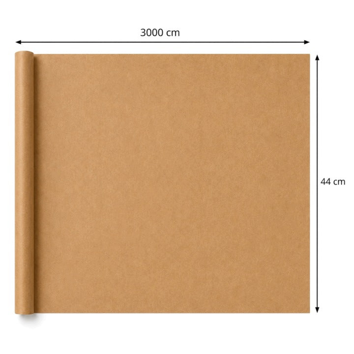 Papier pakowy KRAFT do prezentów i paczek 44cm/30m