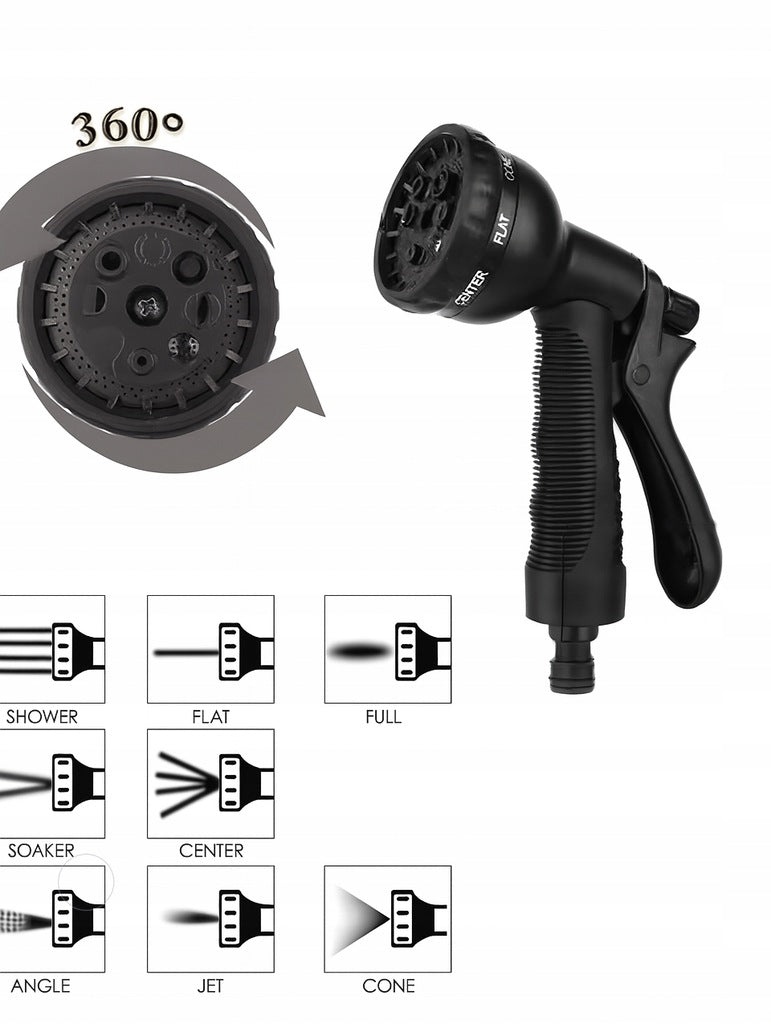 Pistolet zraszający 8w1 do podlewania