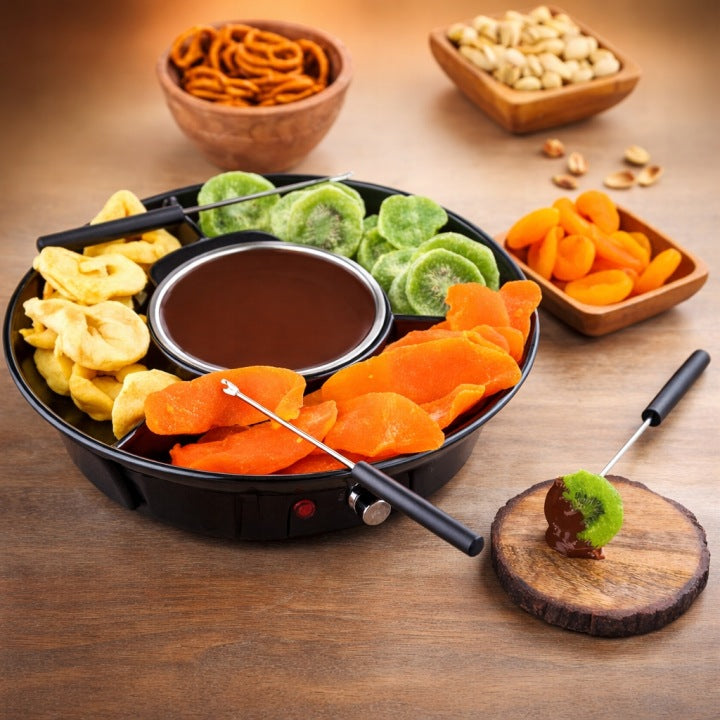 Podgrzewacz do Topienia czekolady Fondue z Widelczykami