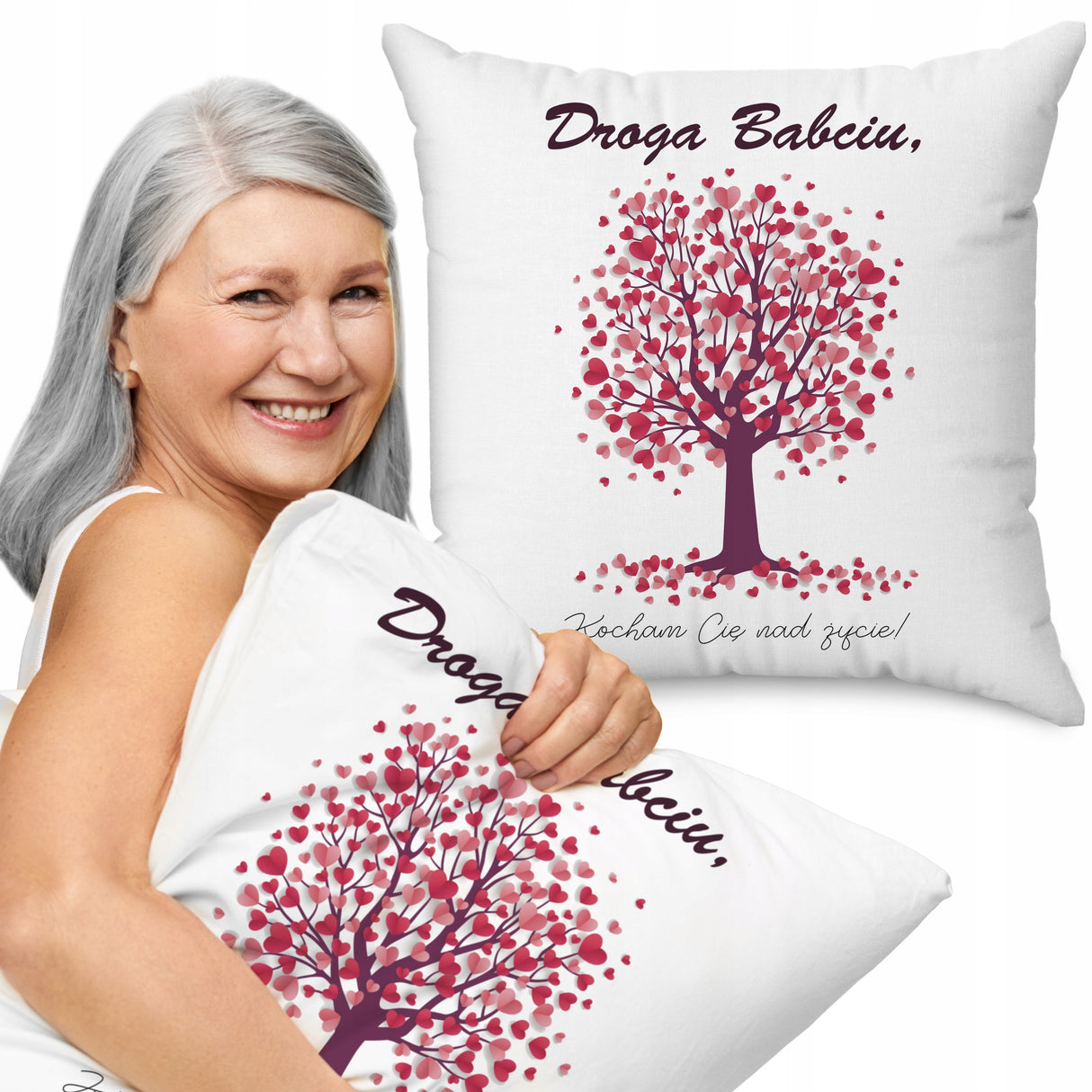 Poduszka na Dzień Babci - Droga Babciu Prezent na Dzień Babci