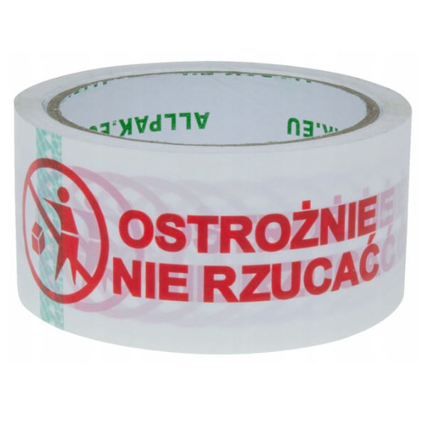 Taśma pakowa 48/50y OSTROŻNIE NIE RZUCAĆ