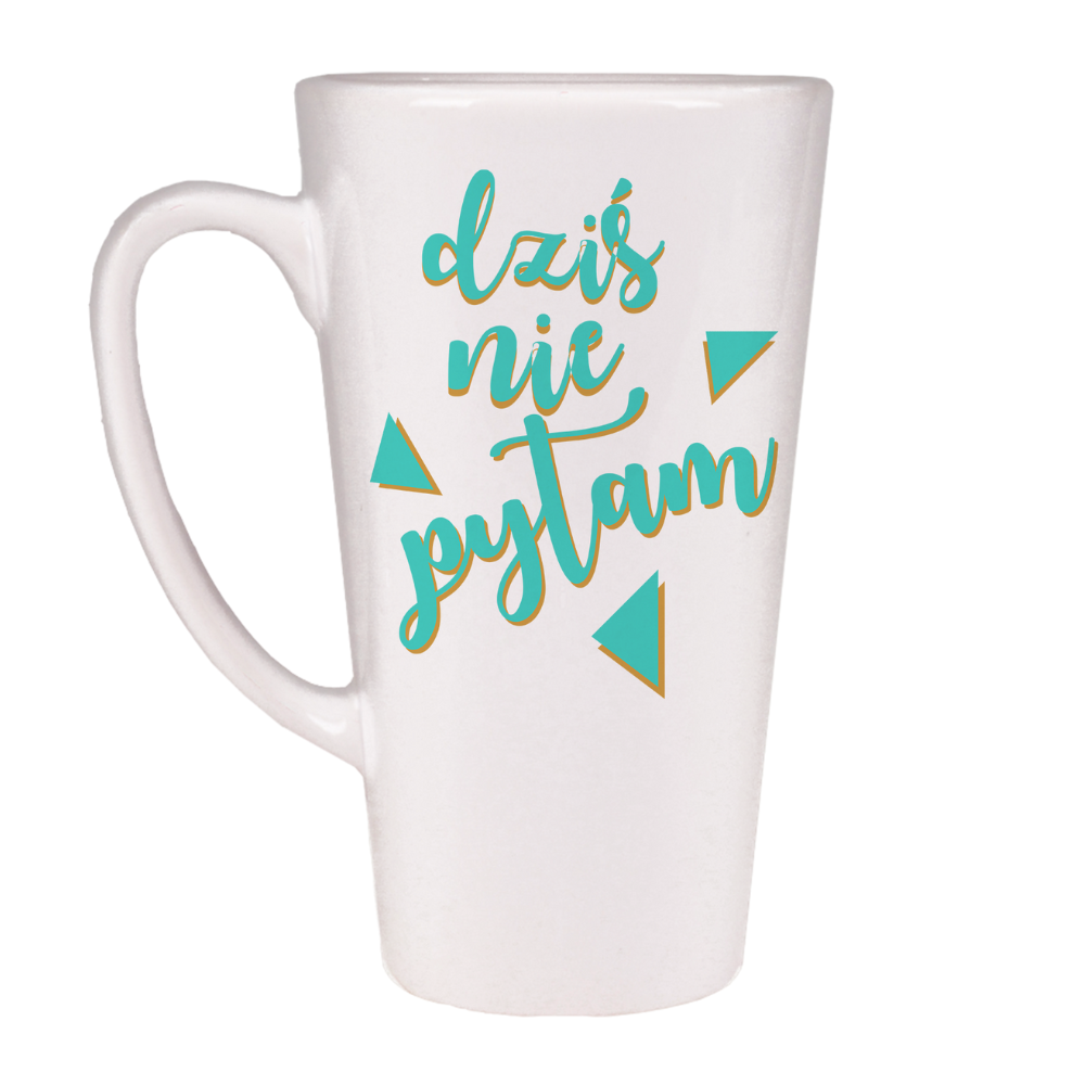 Prezent na dzień nauczyciela KUBEK LATTE DZIŚ NIE PYTAM