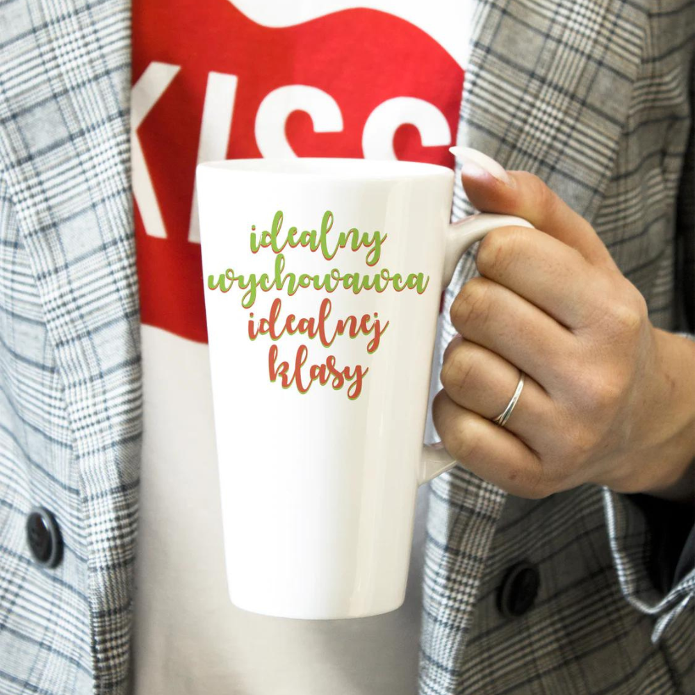 Prezent na dzień nauczyciela KUBEK LATTE IDEALNY WYCHOWAWCA