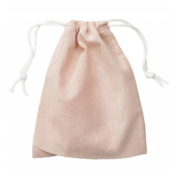 Worek bawełniany PUDROWY RÓŻ 15x20cm