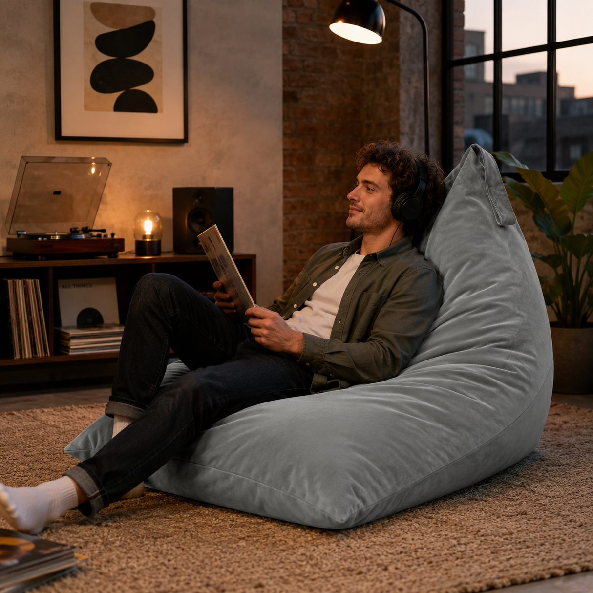 Pufa Pillow XL Velvet Jednokolorowa