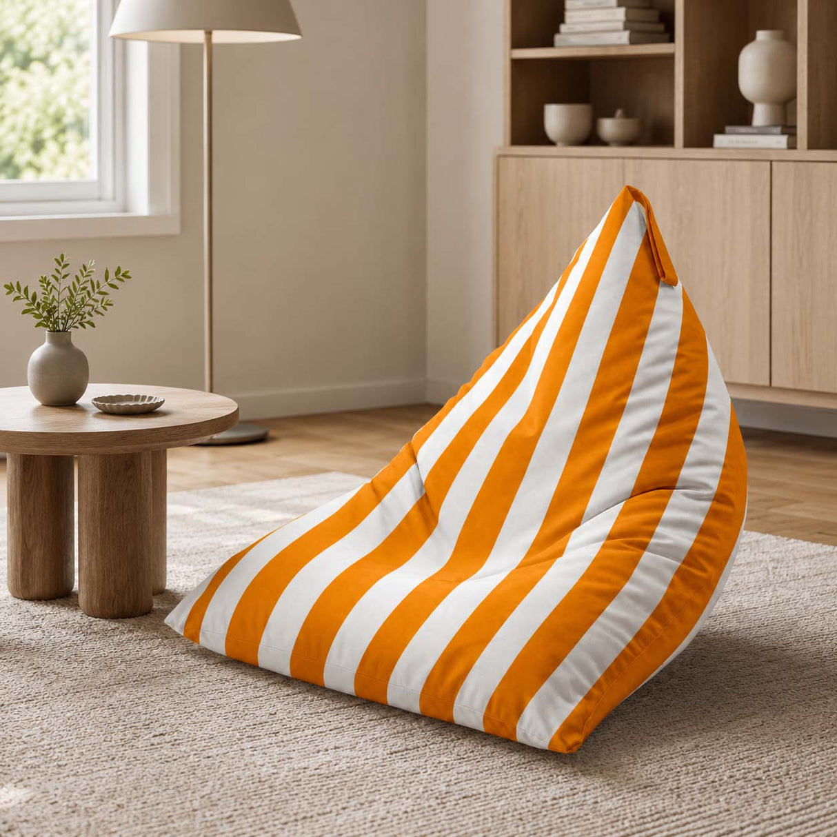 Pufa Pillow XL OXFORD Paski Kolorowe