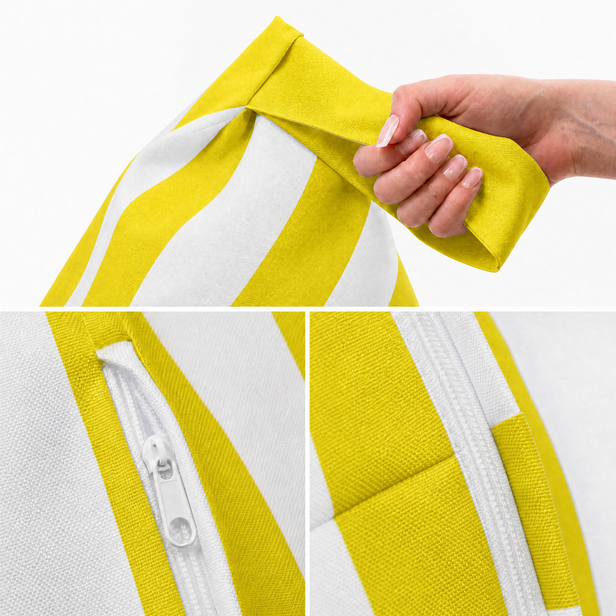 Pufa Pillow XL OXFORD Paski Kolorowe